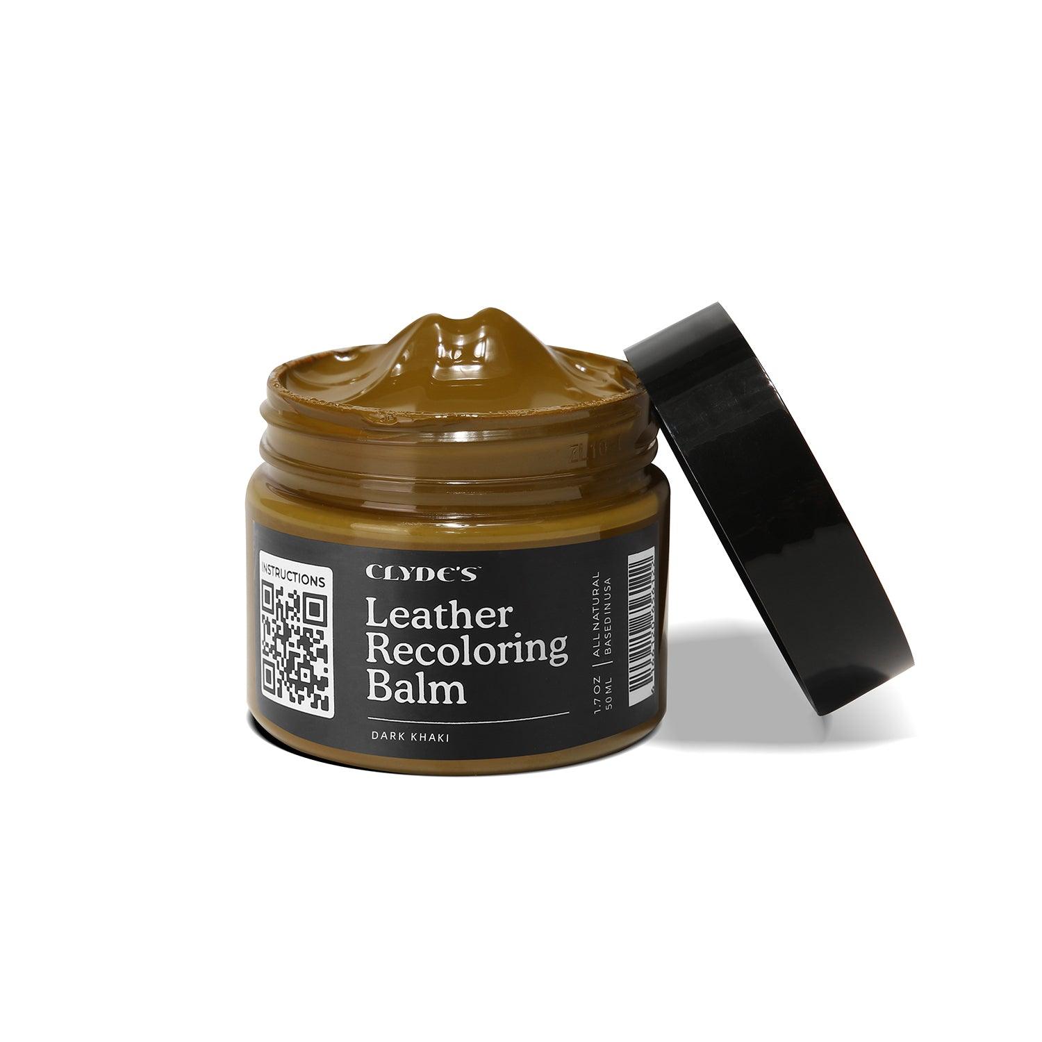 Clyde’s Leather Recoloring Balm - Dark Khaki 50ml