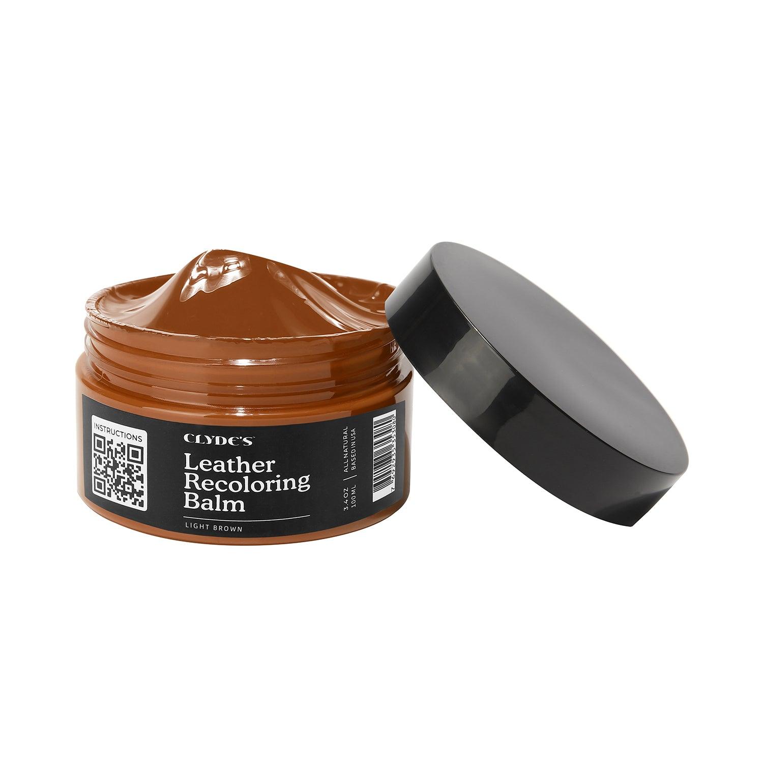 Clyde’s Leather Recoloring Balm - Light Brown 100ml